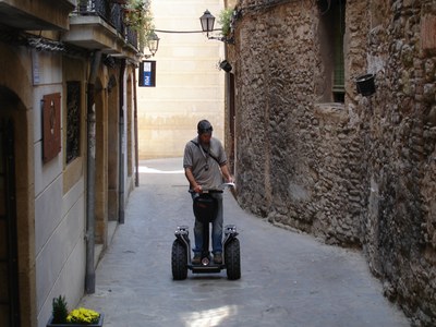 Vic on segway