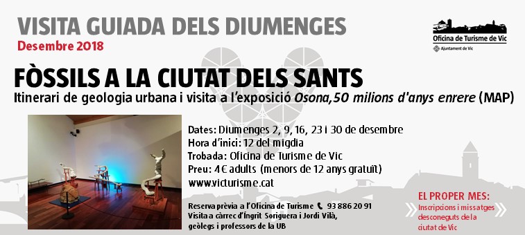 Visita guiada diumenges desembre Visita guiada diumenges desembre
