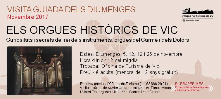 Visita Orgues històrics