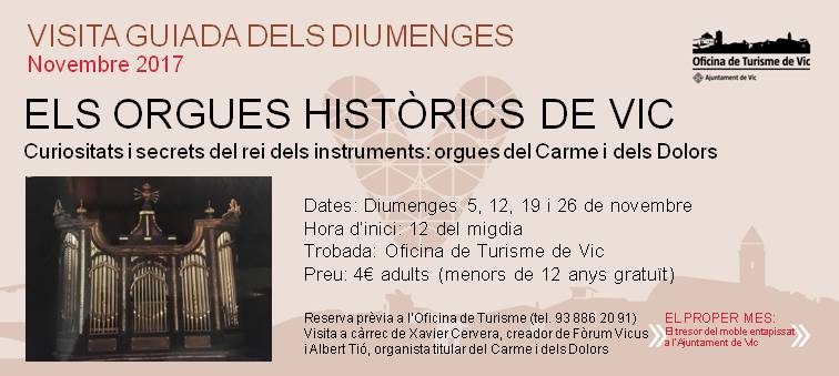 Visita Orgues històrics