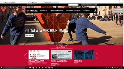 pantalla web pantalla d'inici web