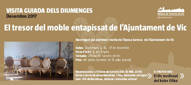 Visites guiades dels diumenges de desembre Visites guiades dels diumenges de desembre