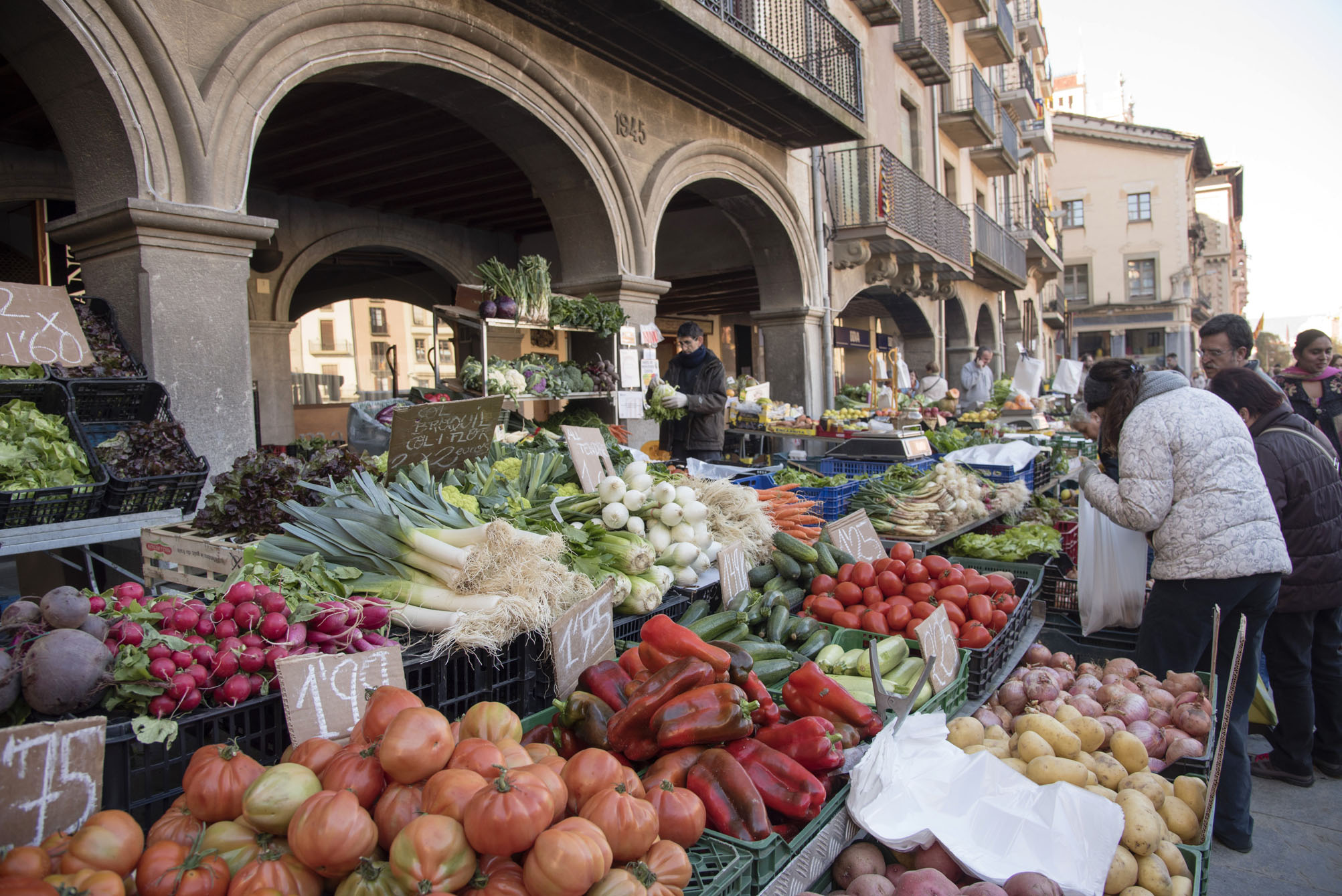 Marché sur la Plaça Major